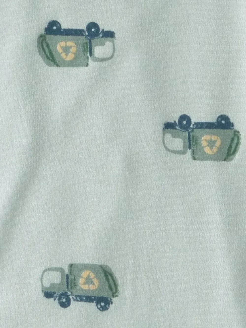 Carter’s Just One You 2pc Green Truck/Blue Stripe Long Sleeve Bodysuits NWT